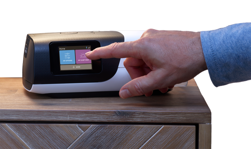 AirSense 11 touchscreen